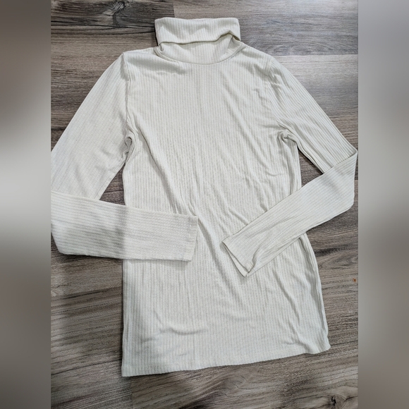 Madewell Tops - Madewell Ribbed Long Sleeve Turtleneck Top Small